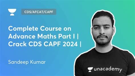 Cds Afcat Capf Complete Course On Advance Maths Part I Crack Cds