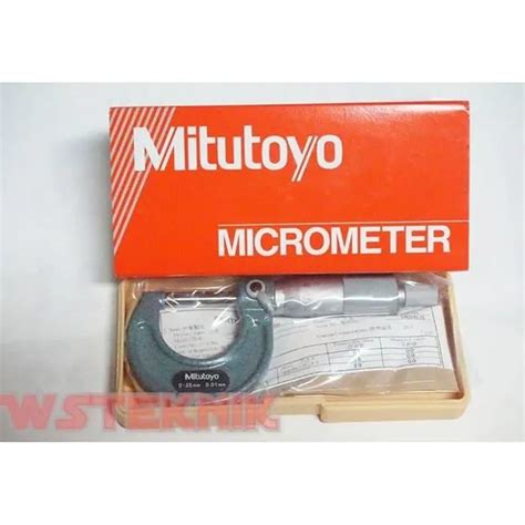 Mitutoyo Micrometer 25 0 01mm 103 137 Lazada Indonesia