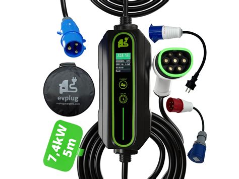 Carregador Port Til Evplug Ev Phev Carro El Ctrico Adaptadores