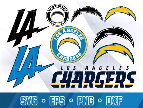 Los Angeles Chargers Svg Bundle Los Angeles Chargers Svg D Inspire