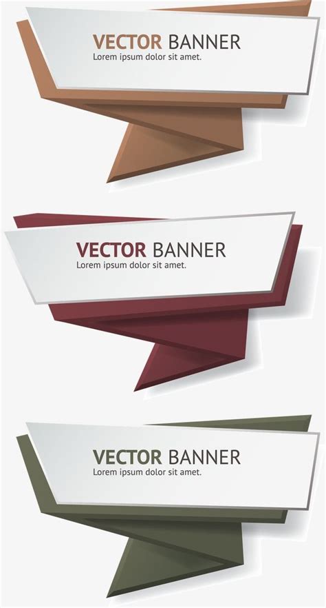 Banner White Transparent, Banner, Geometric Banner Paper, Geometric ...