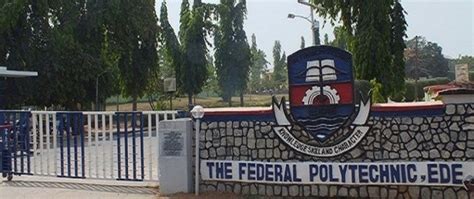 Federal Poly Ede Departmental Cut Off Marks For 2018 2019 Session