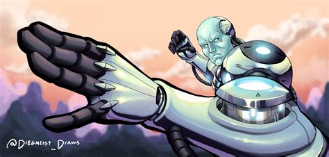 [Kung Fu Robot] learning how to render metals... : drawing
