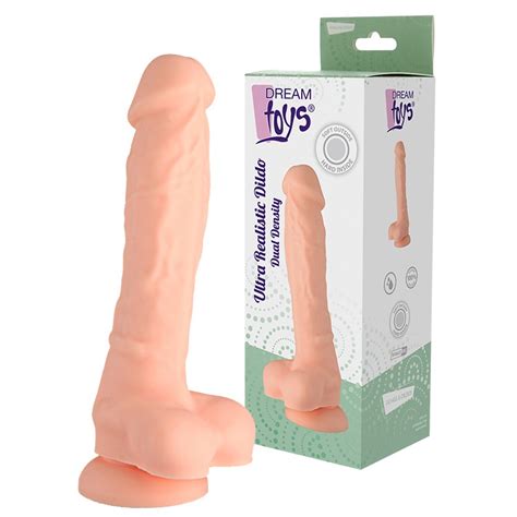 Dildo Realistico Dual Density 22 Cm Dildos O Consoladores Condones Mix