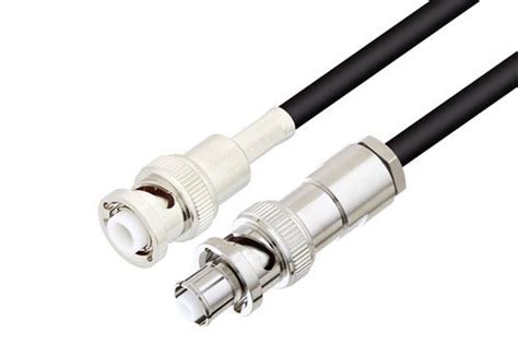 SHV Plug To MHV Male Low Loss Cable 48 Inch Length Using PE C195 Coax