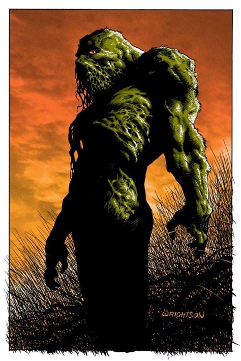 Swamp Thing Bernie Wrightson Dc Comics Characters Dc Comics Art