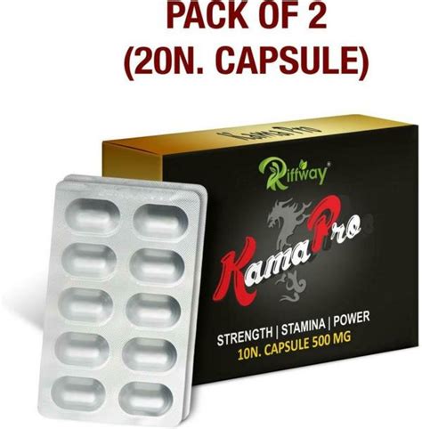 Riffway Kama Pro Herbal Formula Capsule Improves Sex Length And Girth More Pleasure 10 Capsules