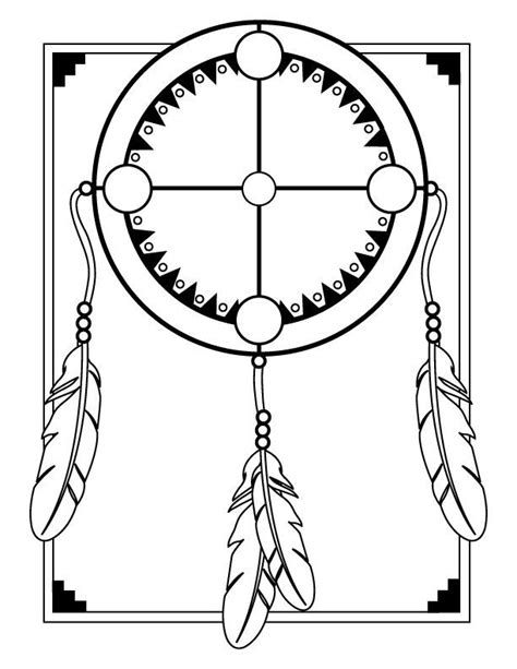 Medicine Wheel Template For Coloring