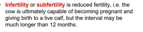 Introduction To Bovine Reproduction Flashcards Quizlet