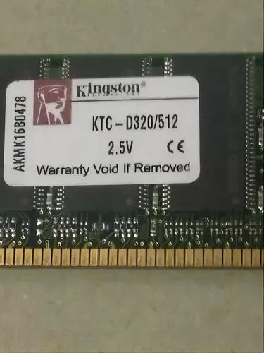 Memoria RAM 512MB 1 Kingston KTC D320 512 MercadoLibre