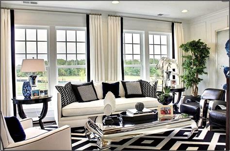 Black White Blue Living Room - Living Room : Home Decorating Ideas #6E8W50nykN