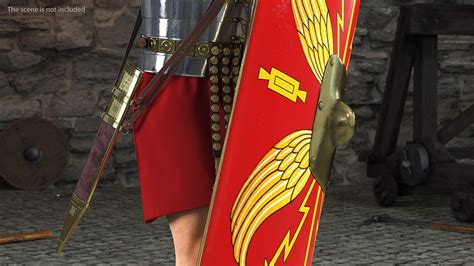 Legionario Romano Con Pelaje En Pose De Saludo Gladius Modelo 3D 169