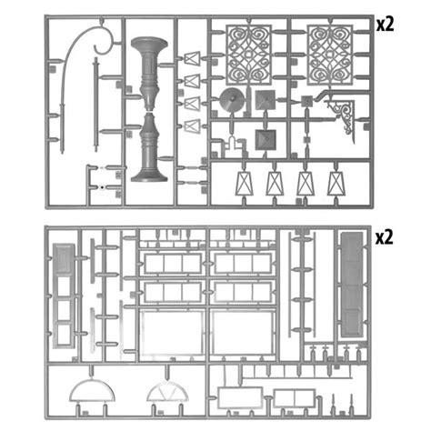 Zubehör für Gebäude im Maßstab 1:35 - jetzt kaufen bei architekturbedarf.de