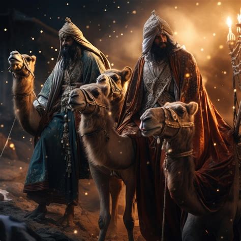 Premium Ai Image Three Kings Day The Three Wise Men Reyes Magos