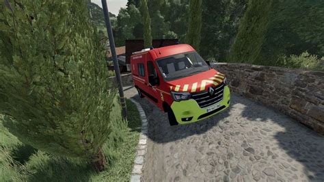 Renault Master Fire Brigade Vsav V Fs Mod Farming Simulator Mod