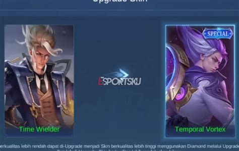 Ada Fitur Baru Swap Skin Mobile Legends ML Esportsku