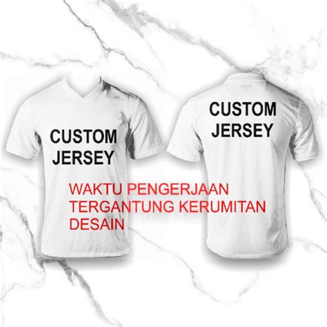 Jual Baju Kaos Jersey Fullprint Printing Custom Premium Shopee Indonesia