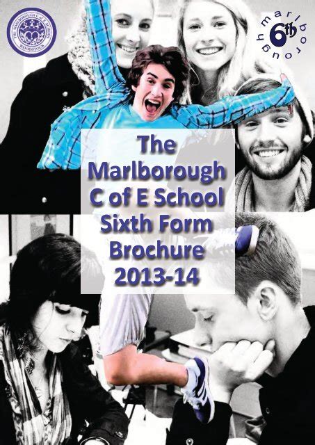 Sixth Form Prospectus 2013 14 The Marlborough School