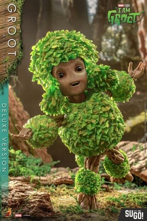 Hot Toys Marvel I Am Groot TMS089 Groot Deluxe Life Size Figure Sugo Toys Action Figures