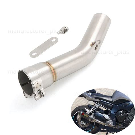 For Yamaha Fz1 2006 2015 Exhaust Tips Mid Pipe Slip On 51mm Muffler