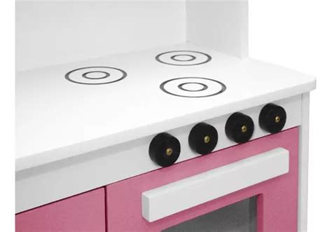 Cozinha Infantil Rosa Completa Mdf Frete grátis