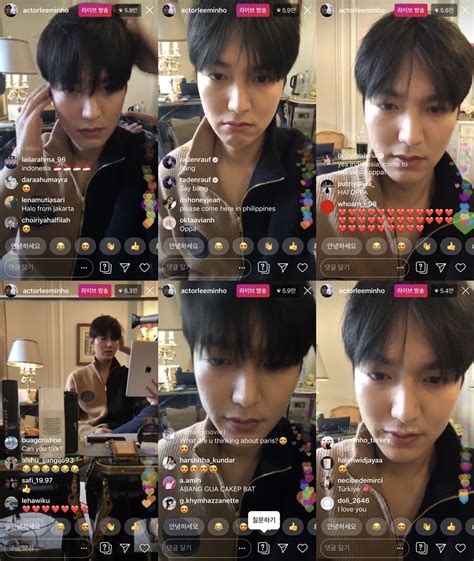 이민호, 첫 인스타 라이브에 전세계 6만 팬 몰렸다 '여전한 인기'