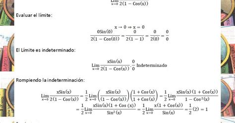 Colecci N De Ejercicios De Matem Ticas Cem Limite Trigonom Trico