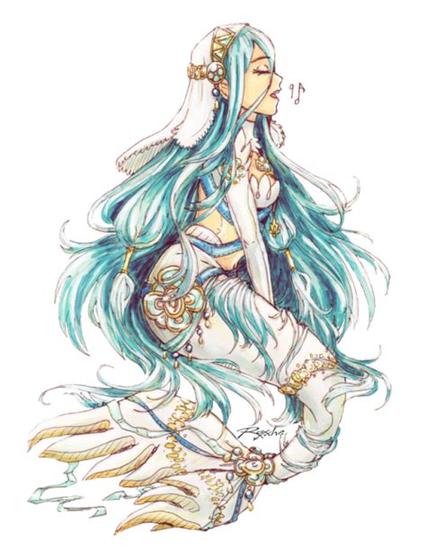 Mermaid Azura Fire Emblem Fates Pinturas De Mar Pinturas Sirenas