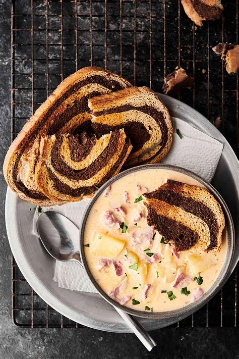 Easy Reuben Soup Recipe With Sauerkraut Corned Beef And Rye Toast