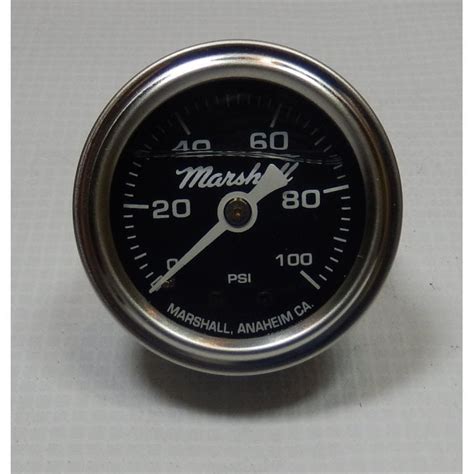 Oil Pressure Gauge 1 5 40mm Liquid Filled Dial Chromed Body 1 8 NPT