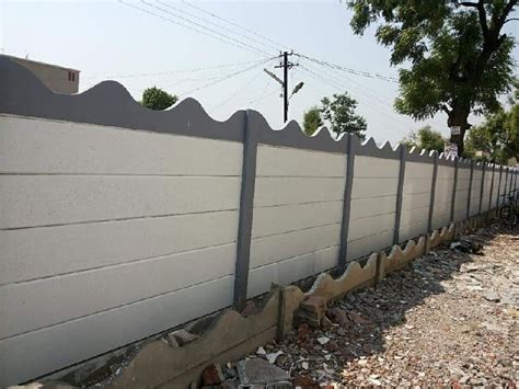 Rcc Precast Compound Boundary Wall Color Grey At Rs Square Feet