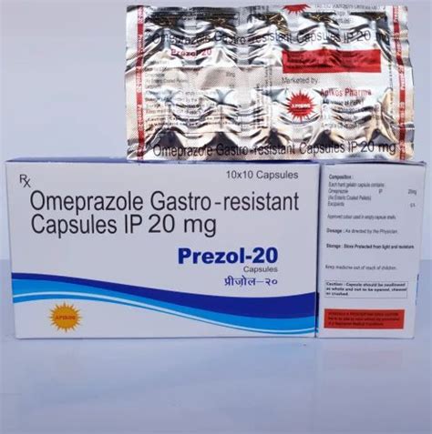 Omeprazole Gastro Resistant Capsule Ip At Rs 85 Box Nanhera Ambala