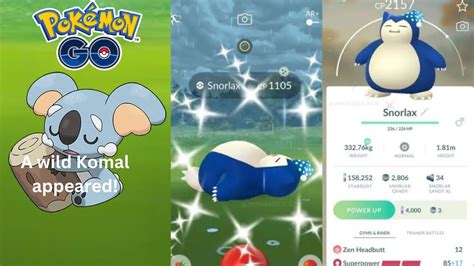 Komala And Night Cap Wearing Snorlax Will Debut In Pokemon Go