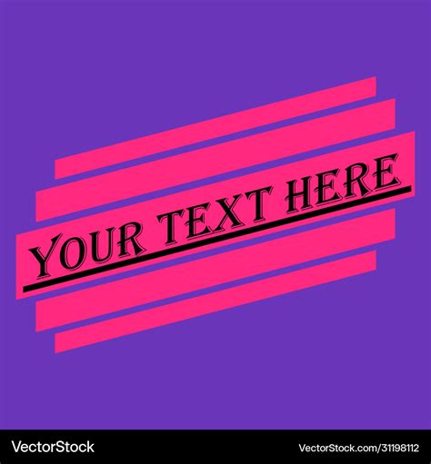 Text logo template Royalty Free Vector Image - VectorStock