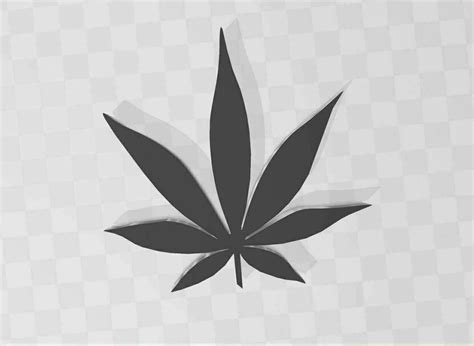 STL file Pot Leaf Logo・3D printer design to download・Cults