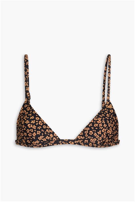 MATTEAU Petite Triangle Floral Print Bikini Top THE OUTNET