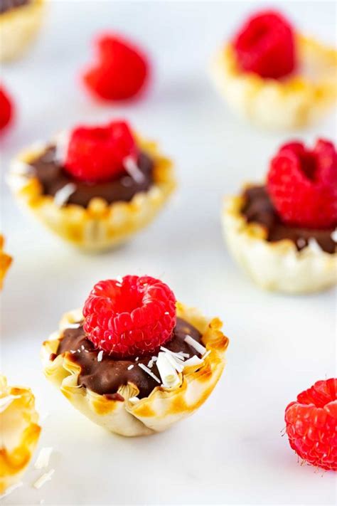 Easy Mini Chocolate Tarts No Bake Filling Wendy Polisi