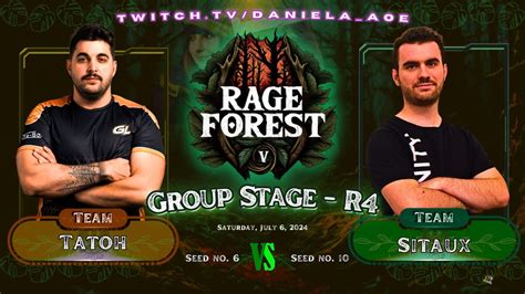 Team Tatoh Vs Team Sitaux Group Stage RAGE FOREST 5 YouTube