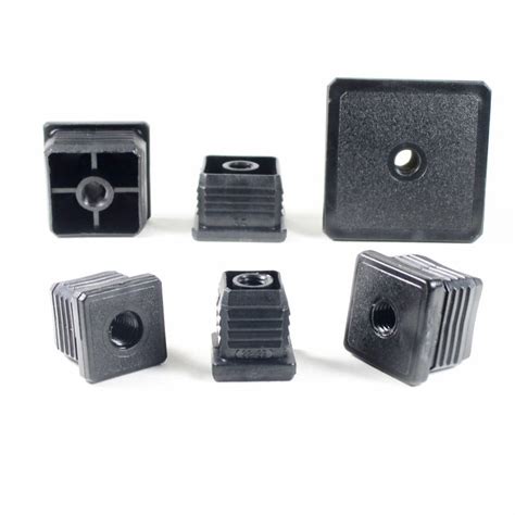 Rectangular M10 Threaded Ribbed Insert For 60 X 30 Mm Outer Dimension