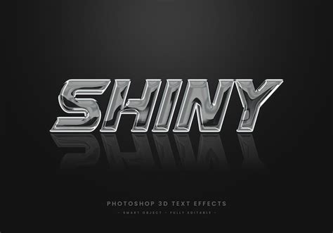 Premium Psd Shiny Editable Text Effect