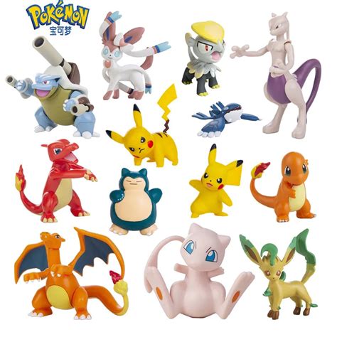 Cm Pokemon Anime Fig R Charizard Mewtwo Pikachu Yeni Psyduck