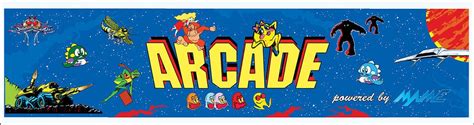 Mame Arcade Multicade Classics Marquee For Reproduction Header Backlit