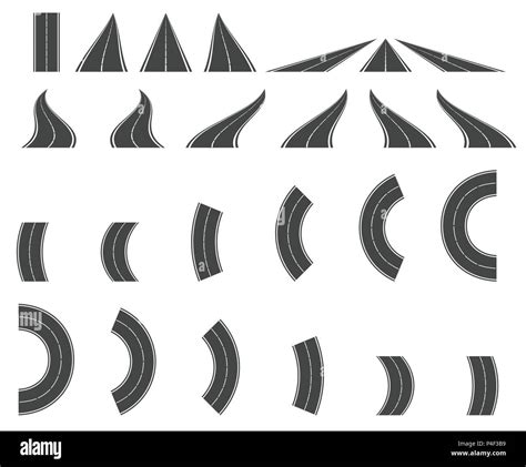 Curva De Las Curvas De La Colina Imágenes Vectoriales De Stock Alamy