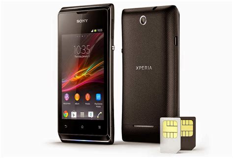 Gudangnya Spesifikasi Sony Xperia E Dual C1605 Spesifikasi Dan Harga