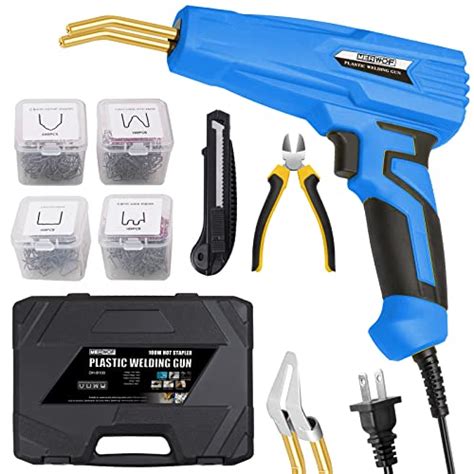 MERWOF Upgraded 100W Plastic Welder Bumper Repair Kit Hot Stapler Gun