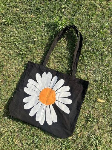 Printed Loop Handle Black Canvas Tote Bags Customized Kgs At Rs