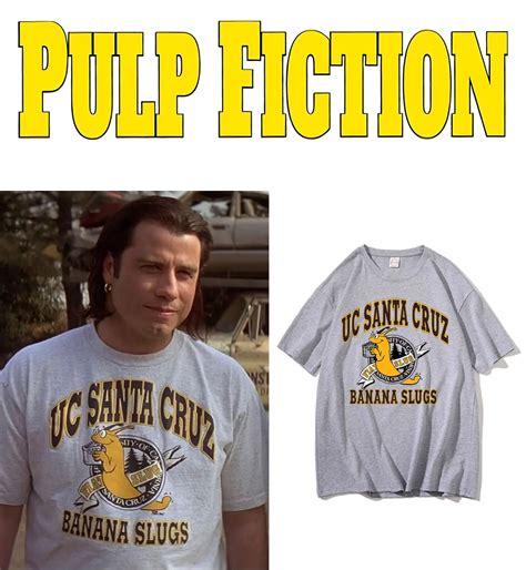 Camiseta De La Pel Cula Pulp Fiction Para Hombre Y Mujer Camisa