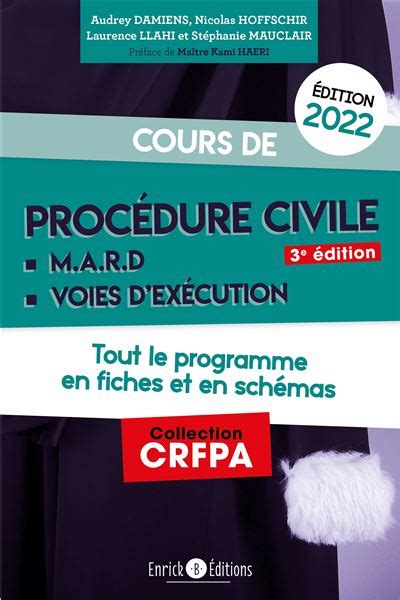 Cours de procédure civile 2022 Tout le programme en fiches et en