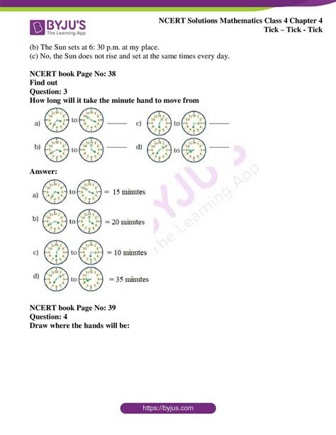 Ncert Solutions Class 4 Maths Chapter 4 Tick Tick Tick