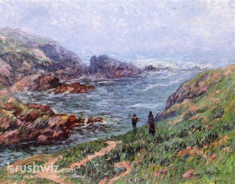 Foggy Weather Brittany By Henry Moret Oil Painting Reproduction